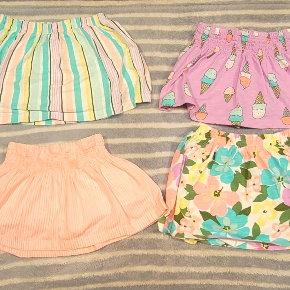 4 Carter's Skirts 3T
